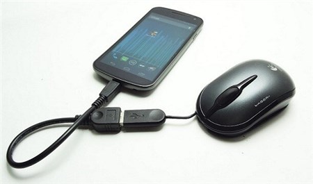 Connexion entre souris et téléphone Android - étape 1