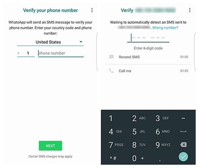 Verify your Country and Phone Number