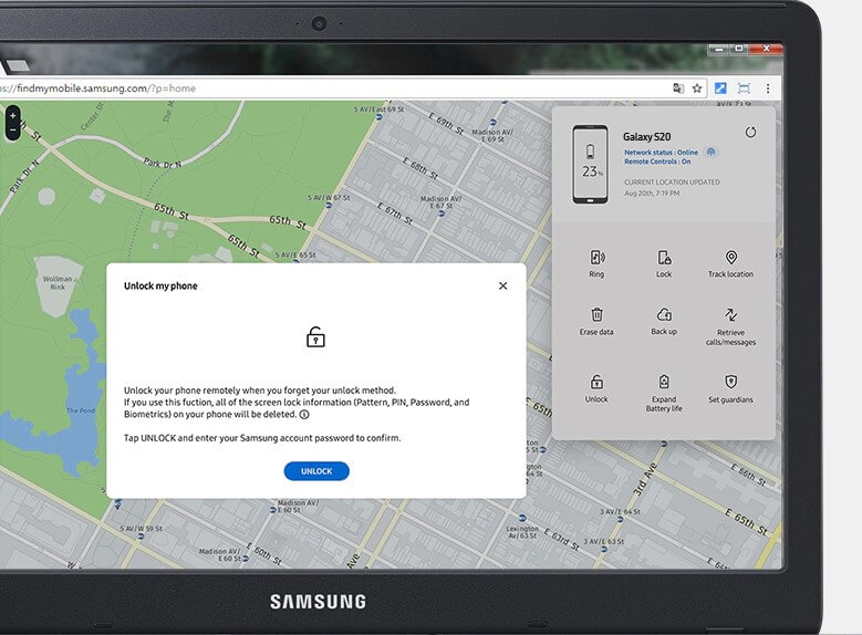 Samsung Find My Mobile