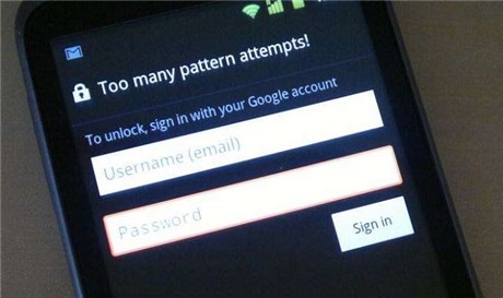 Remove Screen Lock PIN on Android via Forgot My Password