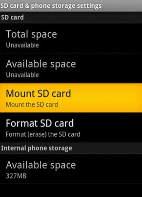 Android App Not Installed Fix - Mount SD Card