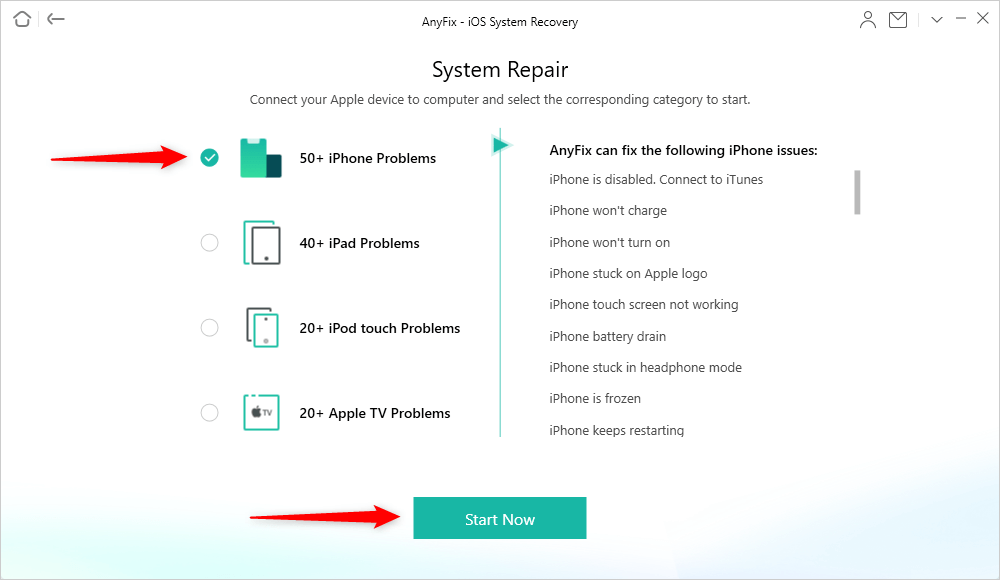 Choose iPhone Problems and Start Now