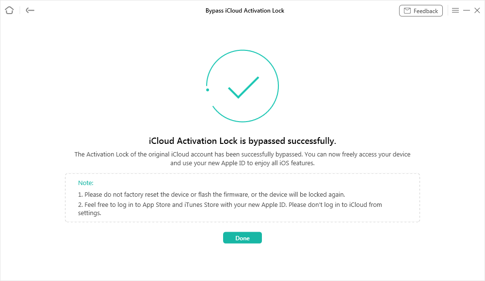 iCloud Activation Lock Is Bypassed Successfully