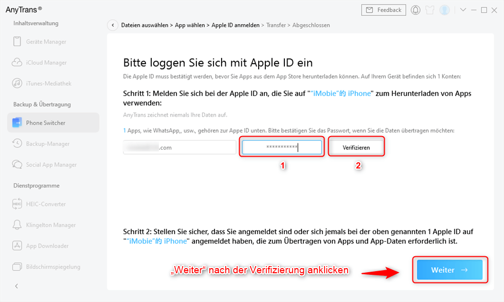 Apple ID verifizieren