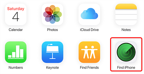 Access the Find iPhone Option on iCloud