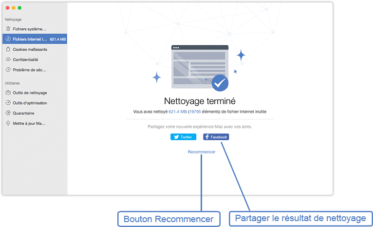 Nettoyage terminé