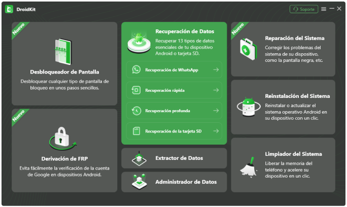 Ve a Conseguir DroidKit