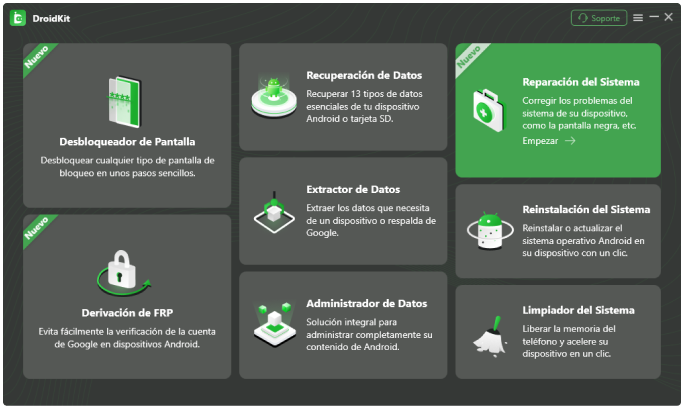 Ve a Conseguir DroidKit