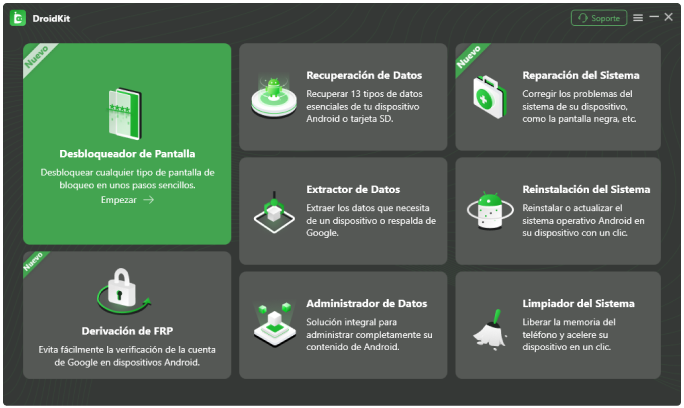 Ve a Conseguir DroidKit