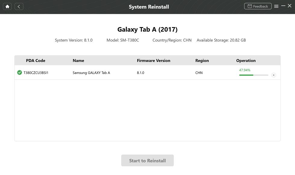 Download a Matched Firmware