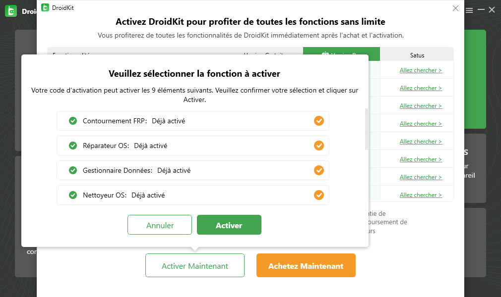 Comment activer DroidKit sur votre ordinateur