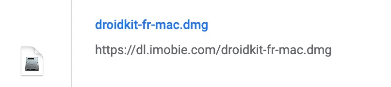 Installez DroidKit sur votre ordinateur Mac