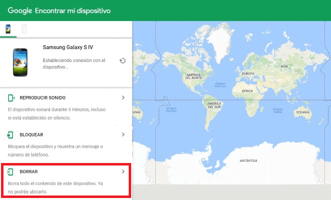 Cómo desbloquear un celular con contraseña Motorola con Encontrar mi dispositivo