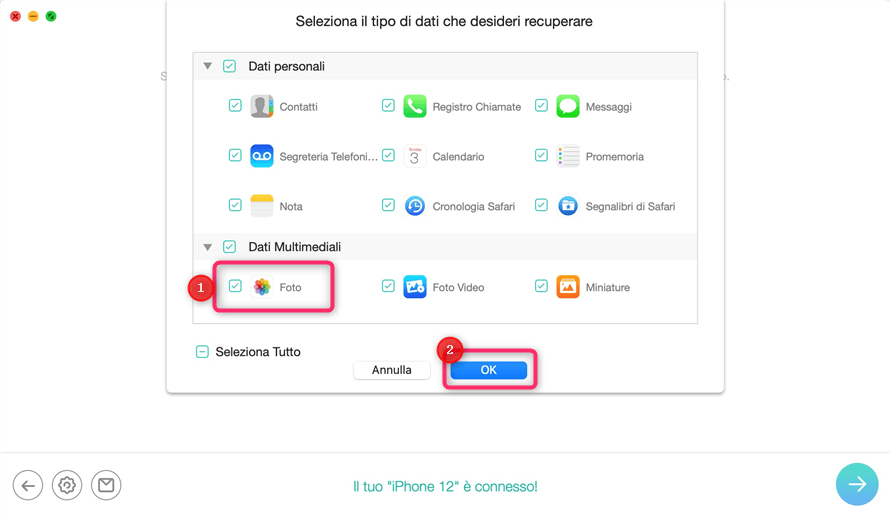 Estrai le foto dell'iPhone dal backup