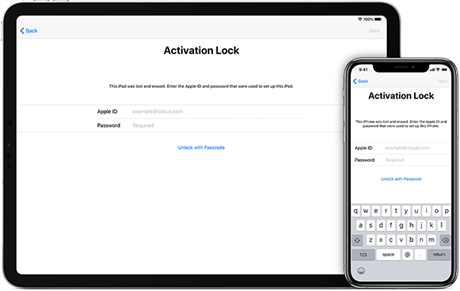 Input the iCloud Password to Unlock the iPhone