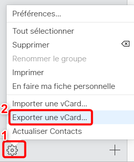 Extraire les contacts depuis iCloud