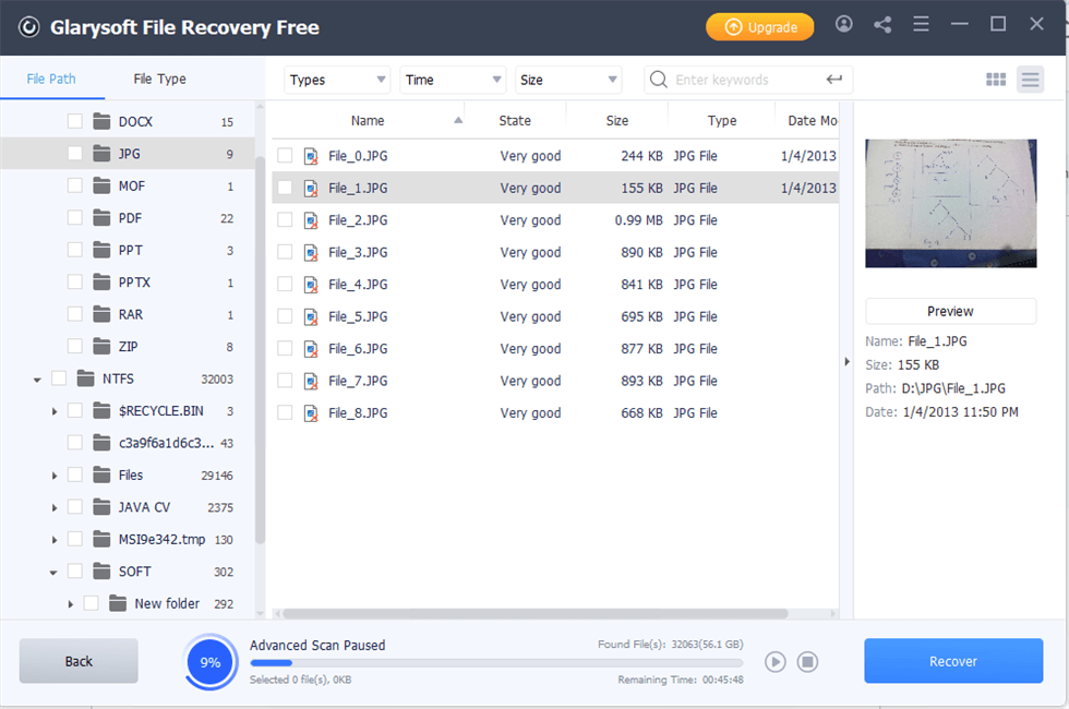 Scanning the Drive