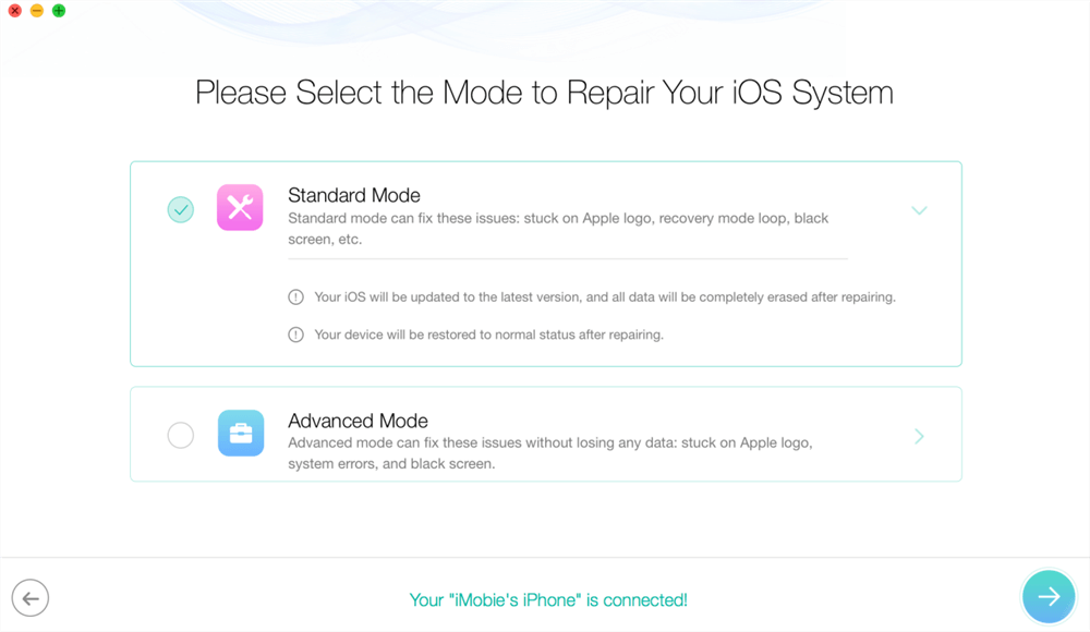 Choose the Proper Recovery Mode According to Your Needs