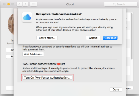 Fix iCloud Password Not Working on Mac via Two-Step Verification