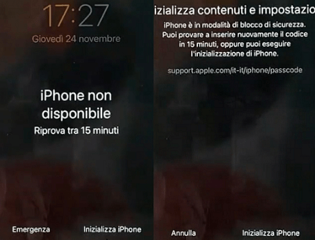 Inizializza iPhone