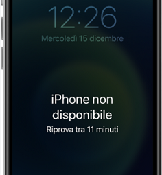 iPhone non è disponibile