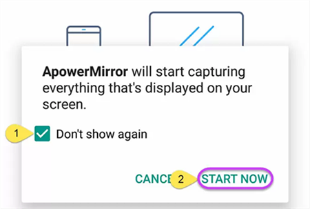 Mirroring Android to Mac using ApowerMirror