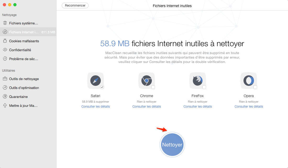 Comment nettoyer Safari sur votre Mac judicieusement - étape 4