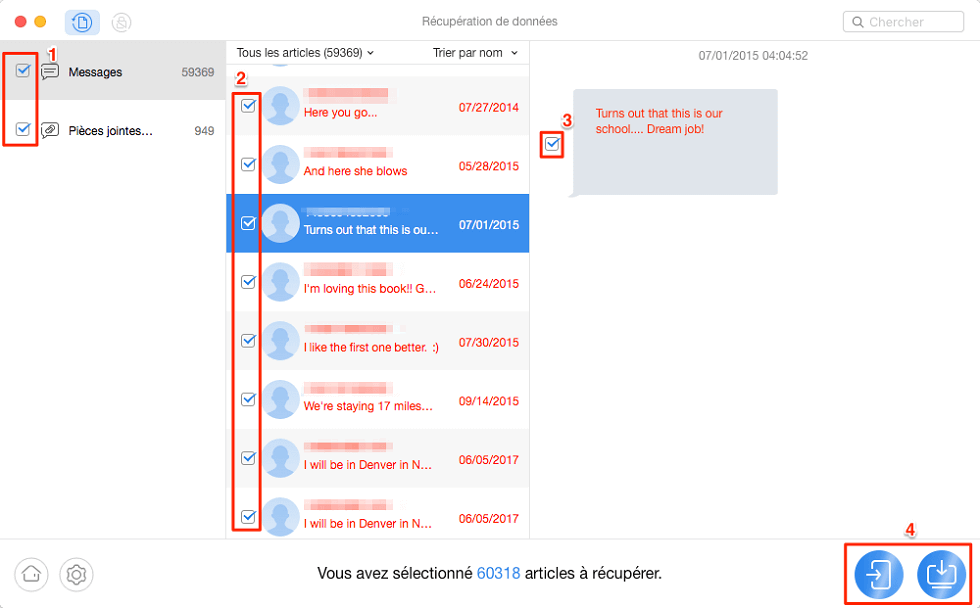 Moyen simple de récupérer les supprimés sur Android