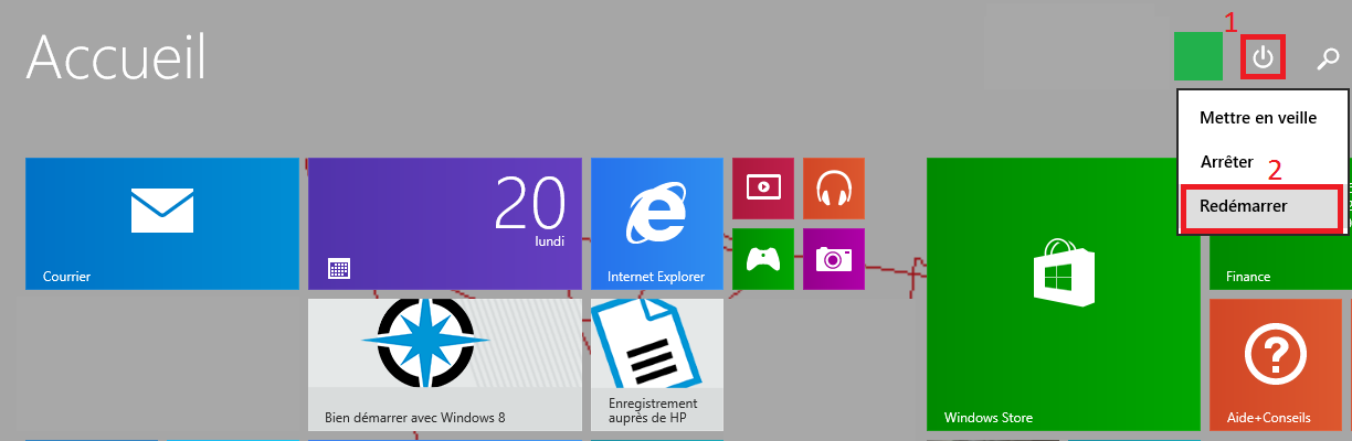 Redémarrez votre PC