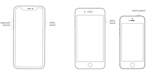 Reiniciar iPhone con botones para terminar de actualizar