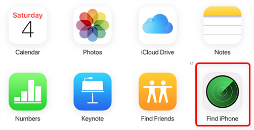 Use Find iPhone on iCloud Web