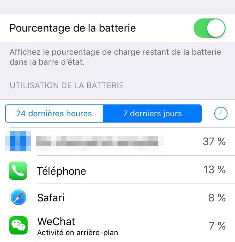 Fermer des apps qui qui tue la batterie de l'iPhone iPad