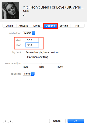 Set Time Duration for your Ringtone