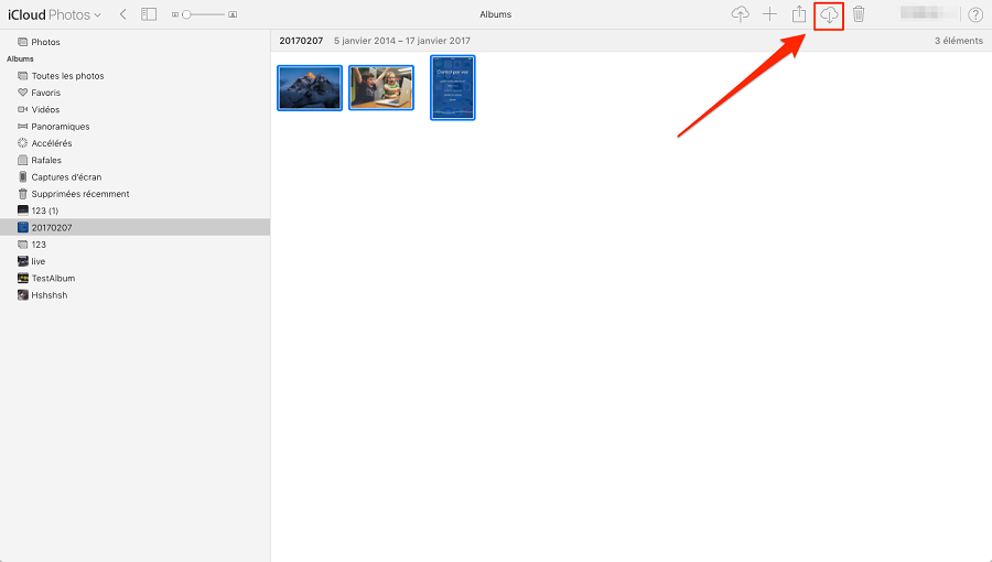 Comment télécharger photos iCloud sur PC