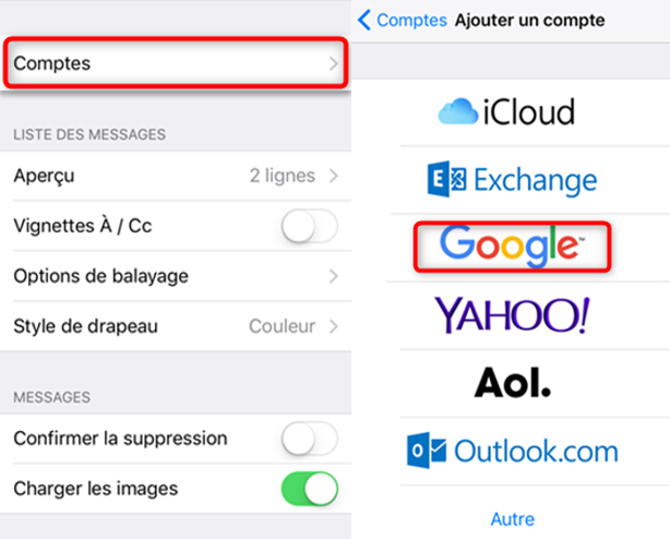 Transférer les fichiers iPhone vers PC via l’e-mail