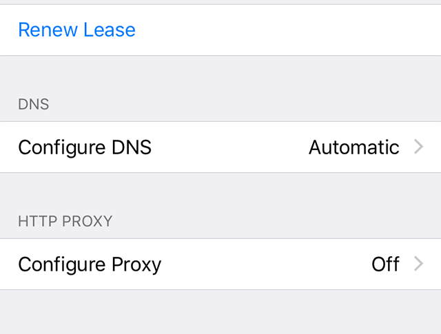 Edit DNS on iPhone