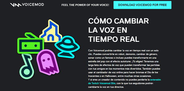 Simular la voz de Pato Donald con VoiceMod